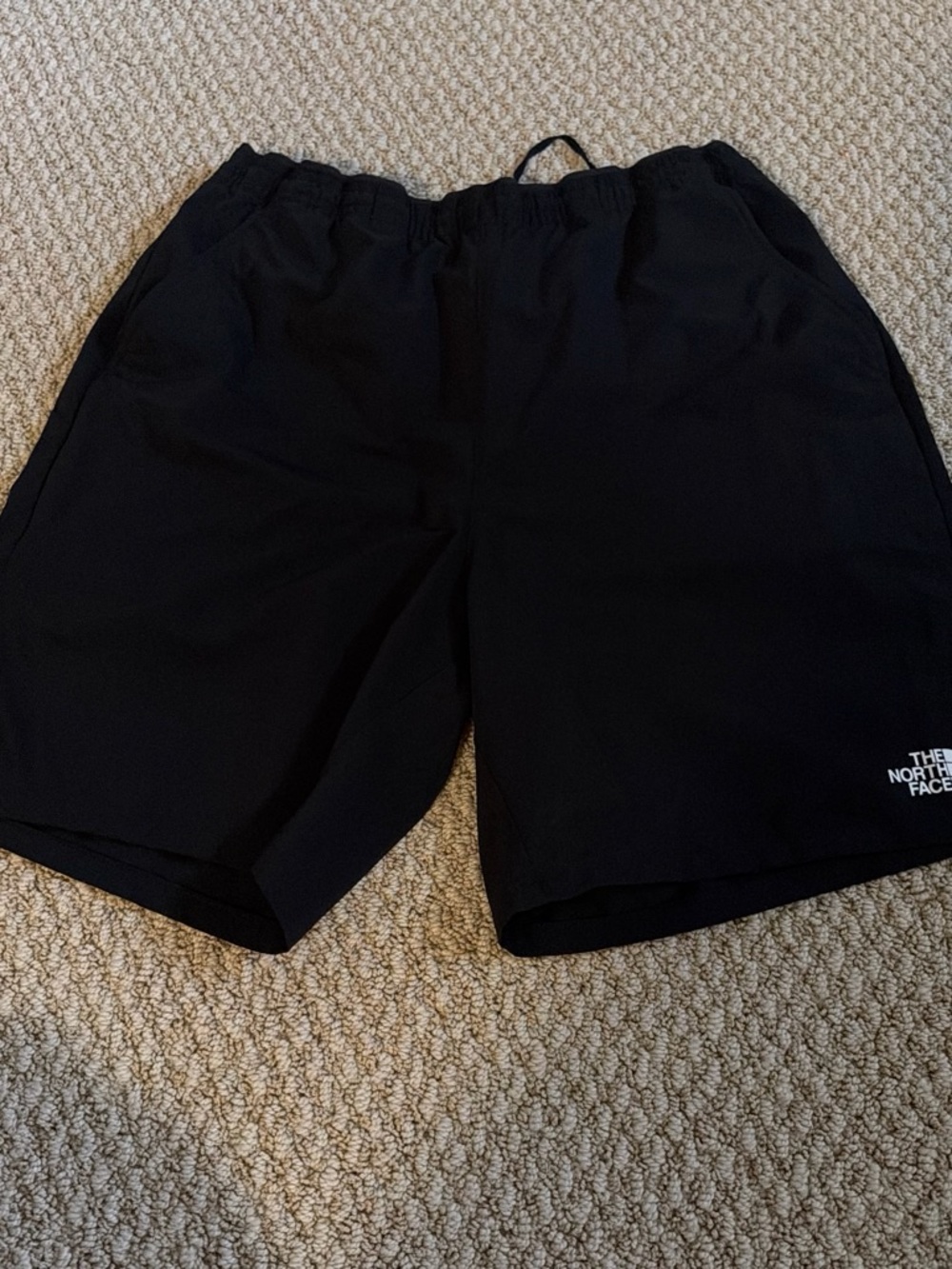 The North Face Black Men's Athletic Shorts with Logo